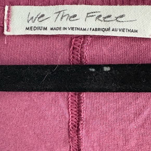 Free People Women's Pink Button-Front Tunic - Picture 2 of 7